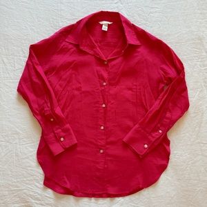 H&M button down top